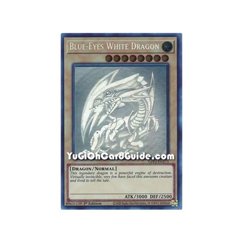 Blue Eyes White Dragon Ghost Rare