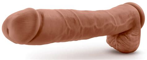 Au Naturel Daddy 14 Inch Dildo Mocha Blush Novelties I Adore Love