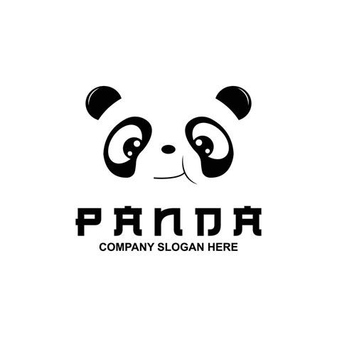 Cute Panda Logo Vector Design Animal Background Illustration 7943678