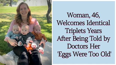 A Woman Welcomes Identical Triplets Years After Being Told By Doctors