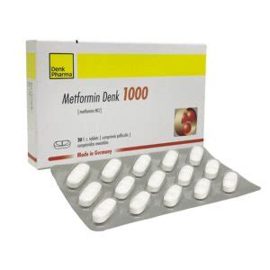 Metformina 1000mg Denk 1 comprimido Tienda online con envíos a