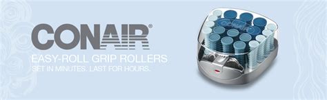 Amazon Conair Compact Multi Size Hot Rollers Blue Beauty Personal Care