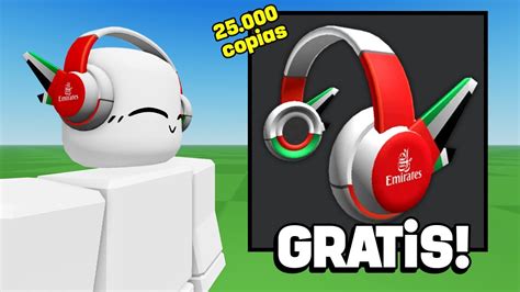 Fácil y gratis Consigue auriculares en Roblox con 25 000 copias YouTube