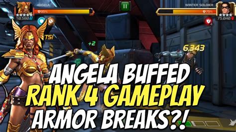 Angela Buff First Look Lot Of Armor Breaks Marvel Contest Of Champions Youtube