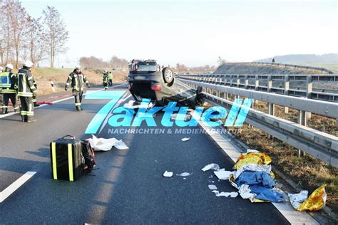 Überschlag auf der B14 55 jähriger verstirbt nach schwerem Unfall