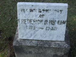 Frederick G Homan 1877 1945 Find A Grave Memorial