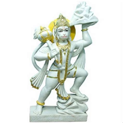 White Marble Veer Hanuman Statue For Worship At Rs In Alwar Id