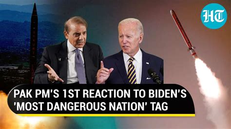 Misleading Shehbaz Sharif Calls Pak A Responsible Nuclear State After Biden S Dangerous