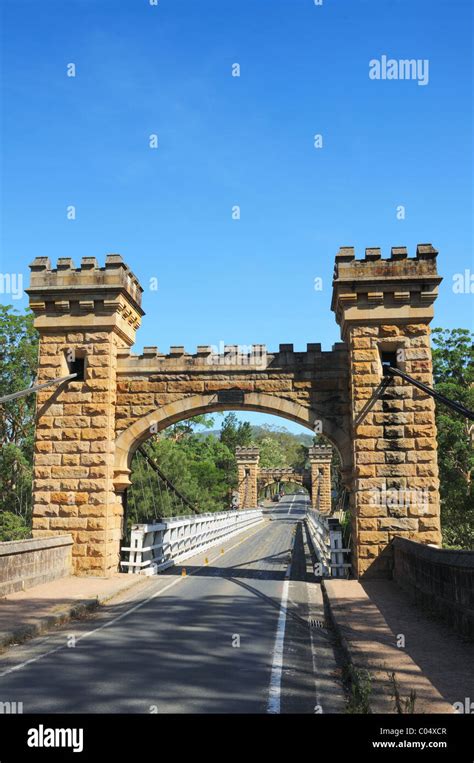 Hampden Bridge Kangaroo Valley Nsw Australia Stock Photo Alamy