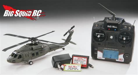 Heli Max Black Hawk Brushless Aerobatic Helicopter Big Squid Rc