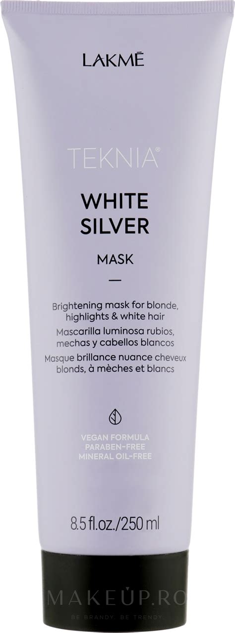 Lakme Teknia White Silver Mask Mască nuanțatoare pentru păr cu efect