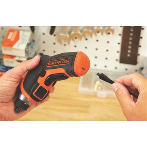 V Max Lithium Cordless Rechargeable Screwdriver Bdcs C Black Decker