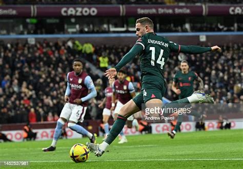 Jordan Henderson Captain Of Liverpool During The Premier League Match