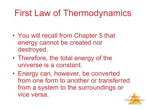 Thermodynamics