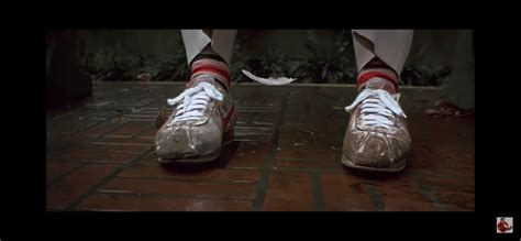 In the opening scene of Forrest Gump (1994), his shoes are dirty and ...