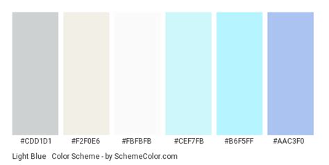 Light Blue & White Decoration Color Scheme » Light Blue » SchemeColor.com