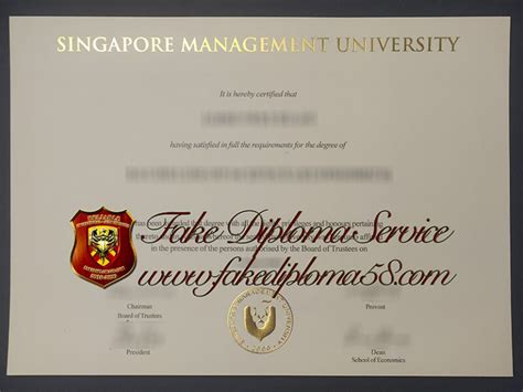 Get Smu Diplomas Singapore Management University Fake Diploma