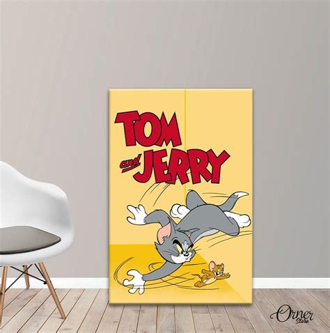 Tom And Jerry Cartoon Cartoon Wall Art Orner Store