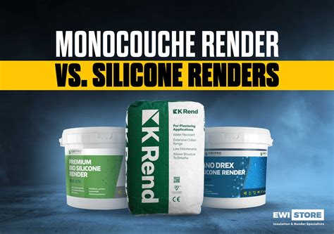 Monocouche Render Vs Silicone Renders Ewi Store