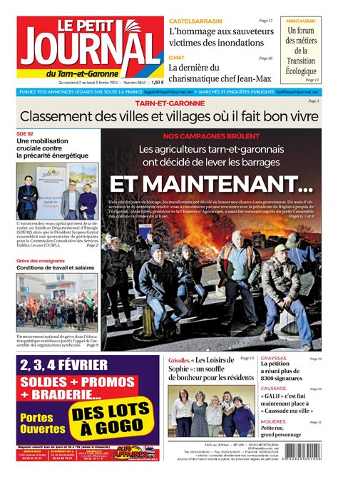 Le Petit Journal Tarn Et Garonne Le Petit Journal