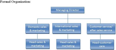 Formal Organization Examples