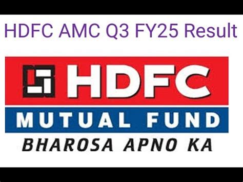 Hdfc Amc Q Fy Results Analysis Youtube