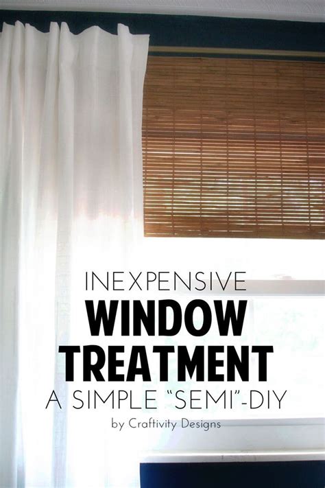 Faux Bamboo Blinds // A Semi DIY | Diy window treatments, Bedroom ...