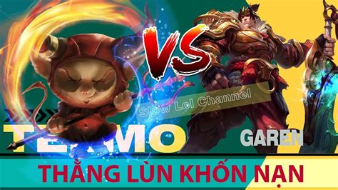 Pick Garen đòi ăn Teemo Teemo Vs Garen Top Lane 2018 Youtube