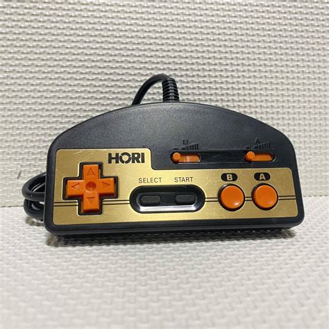 【やや傷や汚れあり】1円 ニンテンドー ファミコン ホリコマンダー コントローラ Hj 10 ブラック Hori Nintendo