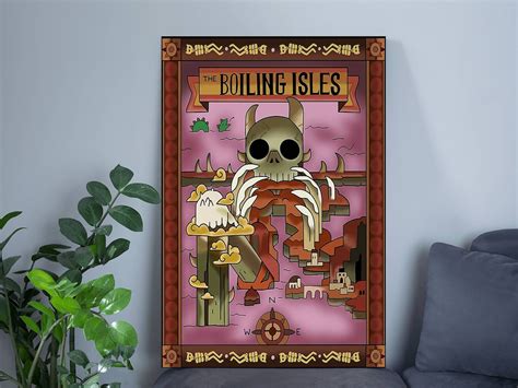 Boiling Isles the Owl House Poster Boiling Isles Poster - Etsy