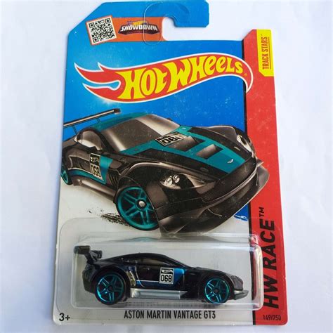 Hot Wheels Aston Martin Vantage GT3 HW RACE Black 1 64 Scale Shopee Philippines