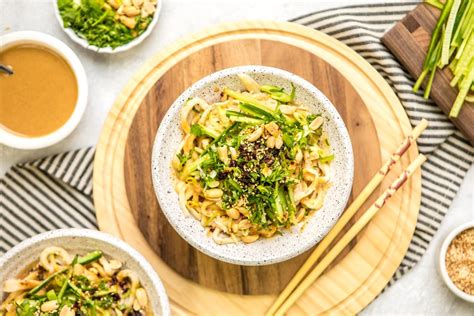 Spicy Sesame Noodles Recipe Ma Jiang Mian From My Bowl