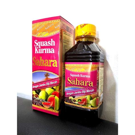 Jual Squash Sari Kurma Sahara Plus Jambu Merah Gr Shopee Indonesia