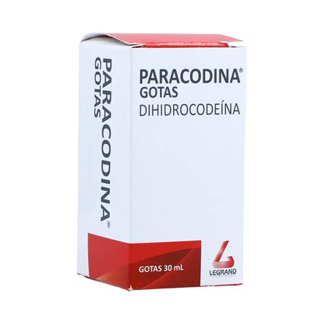 Paracodina 13 6Mg ML 1 36 Sol Oral Frasco X 30mL