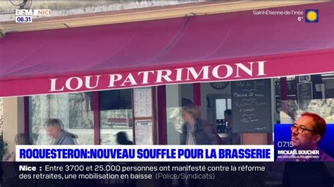 Roquesteron Un Nouveau Souffle Pour La Brasserie Du Village