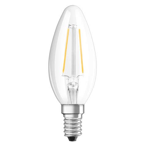 Osram Candle Led Bulb E W Retrofit Clear Lights Co Uk