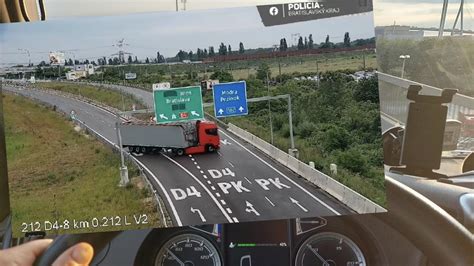 Słowacja Kierowca ciężarówki zawracał na autostradzie i jechał pod