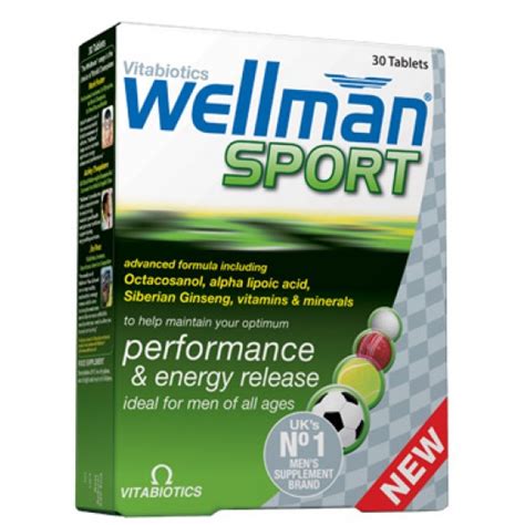 Vitabiotics Wellman Sport 30 Tabs