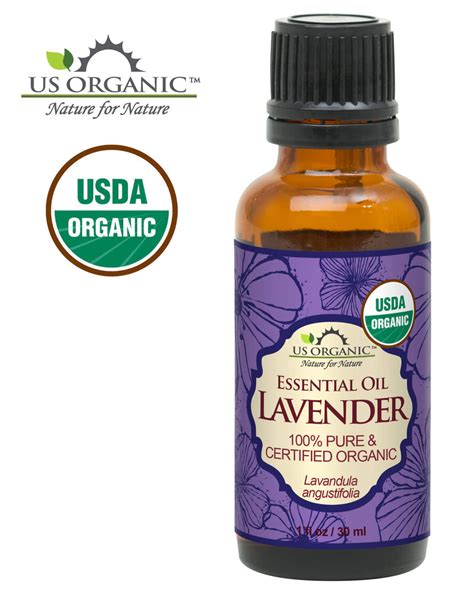 100 Pure Certified Usda Organic Lavender Essential Oil Us Organic The Usda Certified