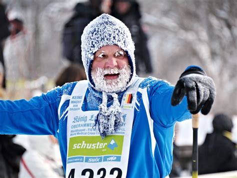 Vereiste Gesichter König Ludwig Lauf Oberammergau GER xc ski de