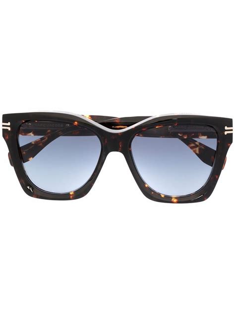 Popular Designer Tortoiseshell Eyewear Marc Jacobs Women Editorialist