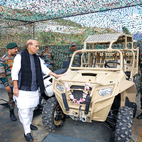 Defence Minister Rajnath Singh Performs Shastra Pooja On The Occasion