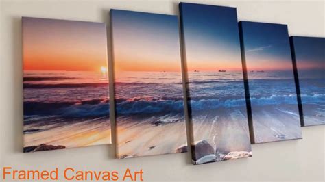 Unframed And Framed Canvas Wall Art YouTube