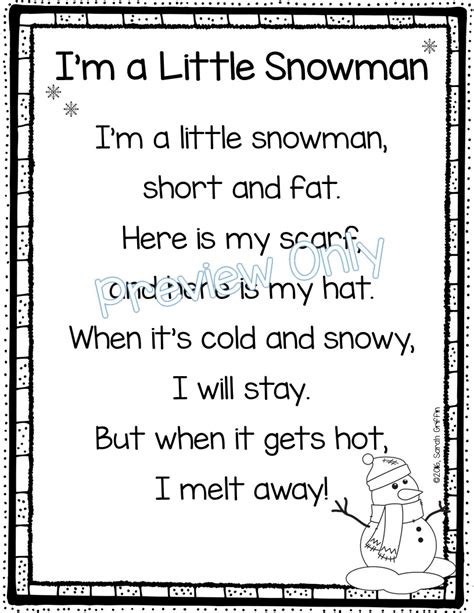 Daughters And Kindergarten 5 Winter Poems For Kids