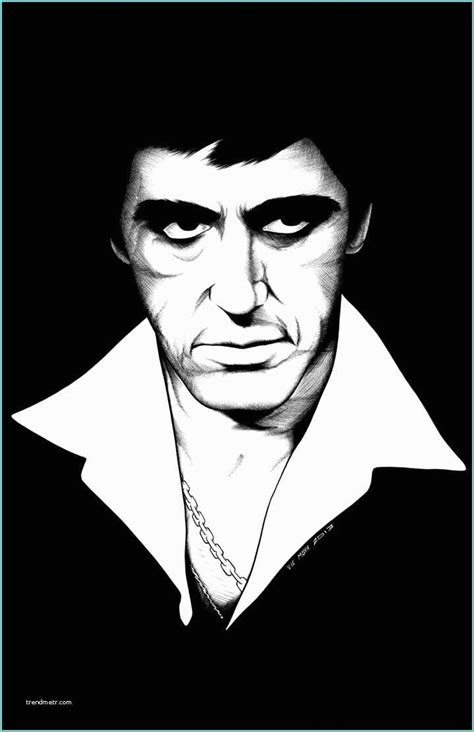 Scarface Black and White Poster Scarface by Retrodesigner On Deviantart ...