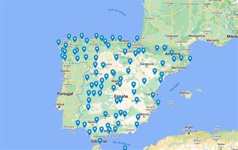 Mapa Paradores Completo Lista Paradores Espa A