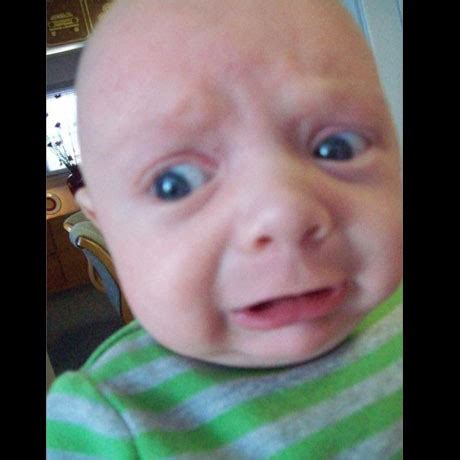 Terrified baby face | Larry Berkelhammer