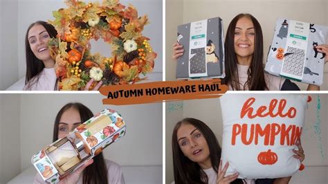 Huge Autumn Homeware Haul Tk Maxx Asda Home Amazon Youtube