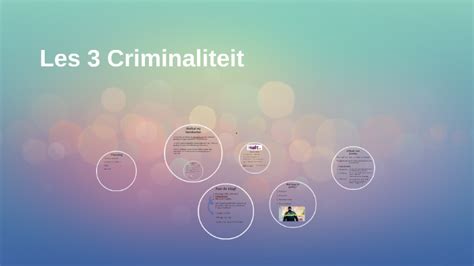 Kgt Les Criminaliteit By Silke Loverbosch On Prezi