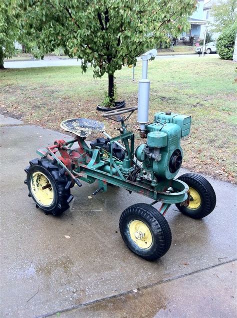 Homemade Mini Garden Tractor Garden Design Ideas